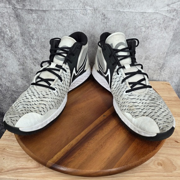 Nike‎ KD Trey 5 VIII Basketball Shoes Mens 14 White Black Sneakers CK2090-101 - Picture 4 of 11